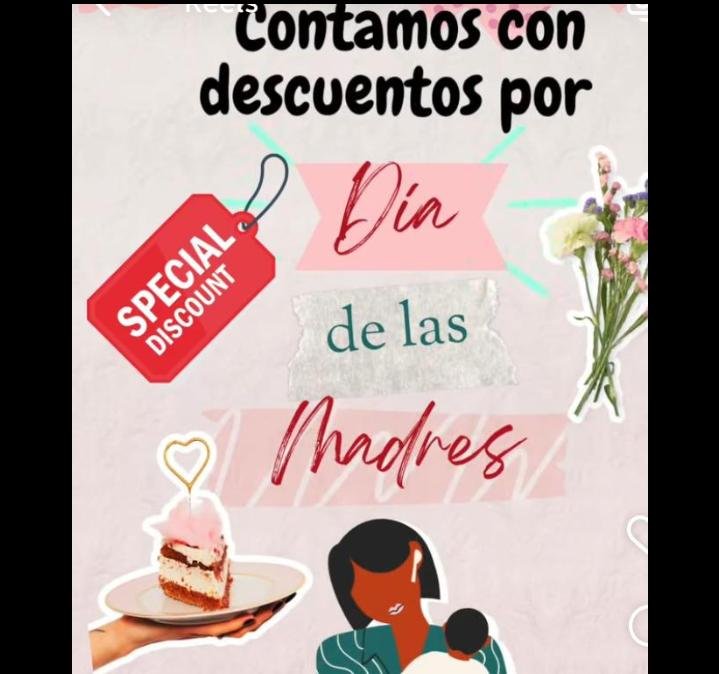 DESCUENTO EN EL MES DE LAS MADRES. APROVECHA 🥳
